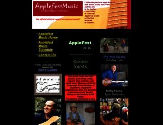 applefestmusic.net screenshot