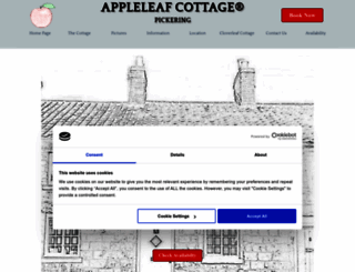 appleleaf-cottage.co.uk screenshot