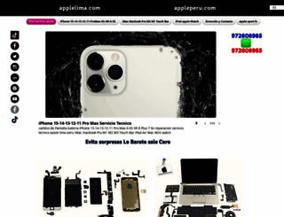 appleperu.com screenshot