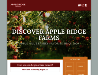 appleridgefarms.com screenshot
