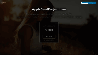 appleseedproject.com screenshot
