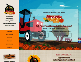 applestemcornmaze.com screenshot