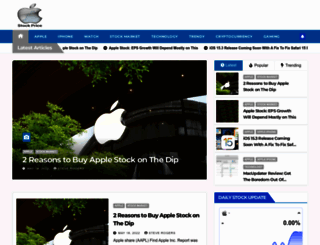 applestockprice.com screenshot