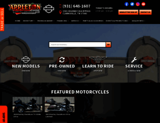 appletonharley.com screenshot