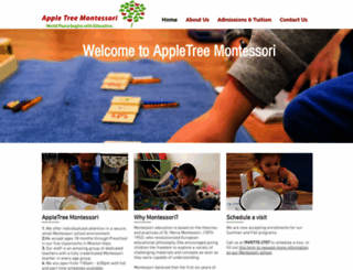 appletreemontessorischool.com screenshot