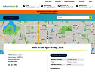applevalleymedicalcenter.com screenshot