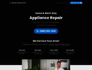 applianceappointment.com screenshot