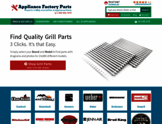 appliancefactoryparts.com screenshot