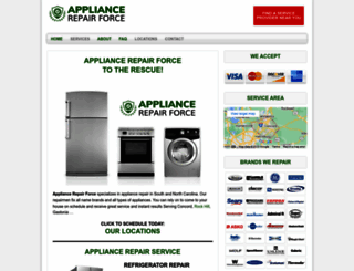 applianceforcenc.com screenshot