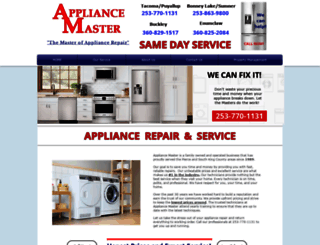 appliancemasterservice.com screenshot