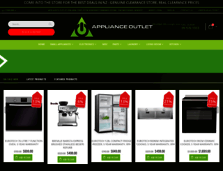 applianceoutlet.co.nz screenshot