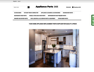 applianceparts365.com screenshot