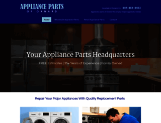 appliancepartsofoxnard.com screenshot