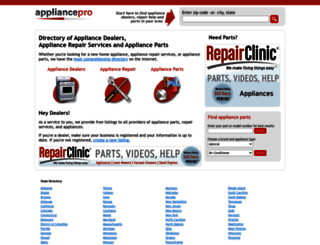 appliancepro.com screenshot
