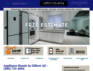appliancerepair-gilbertaz.com screenshot