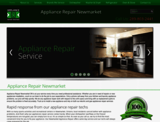 appliancerepair-newmarket.ca screenshot