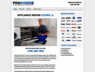 appliancerepaircicero.com screenshot