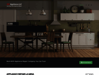 appliancerepairlamesa.com screenshot