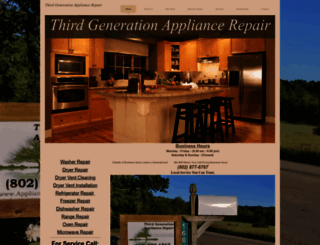 appliancerepairvermont.com screenshot