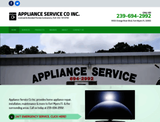 applianceservicecoinc.net screenshot