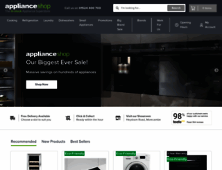 applianceshop.co.uk screenshot