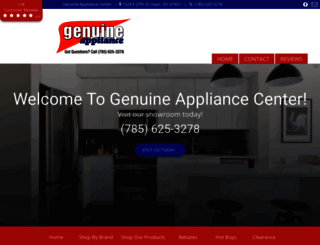 appliancestorehays.com screenshot