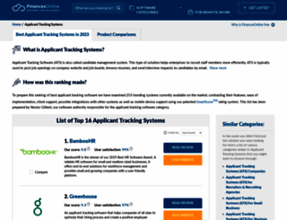 applicant-tracking.financesonline.com screenshot