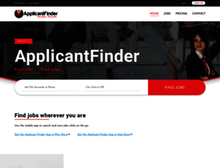 applicantfinder.com screenshot
