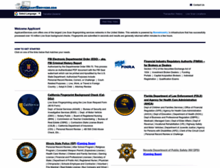 applicantservices.com screenshot