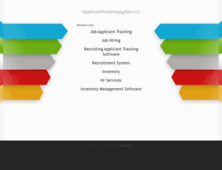 applicanttrackingsystem.co screenshot