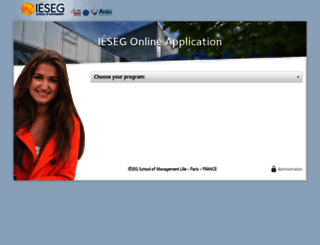 application.ieseg.fr screenshot