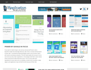 applicationmagazine.com screenshot