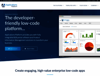 applications-platform.com screenshot