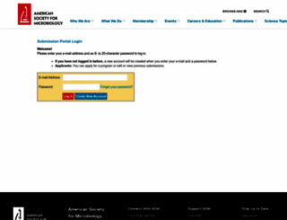 applications.asm.org screenshot