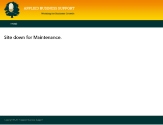 appliedbusinesssupport.com screenshot