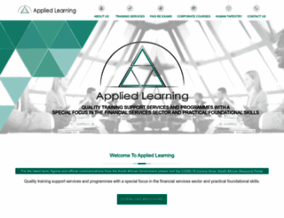 appliedlearning.co.za screenshot
