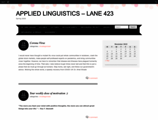 appliedlinguistics423.edublogs.org screenshot