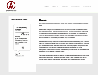 appliedmanagement.com screenshot