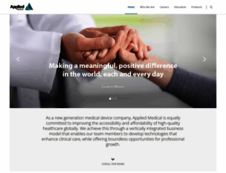 appliedmedical.com screenshot