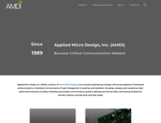 appliedmicrodesign.com screenshot