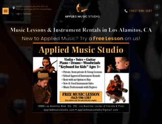 appliedmusicstore.com screenshot