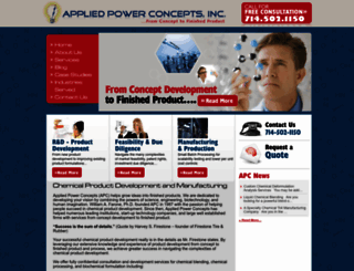 appliedpowerconcepts.com screenshot