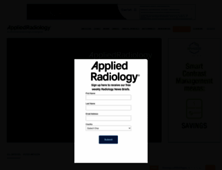 appliedradiology.com screenshot