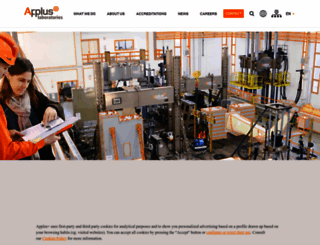 appluslaboratories.com screenshot