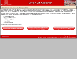 apply.circlek.com screenshot
