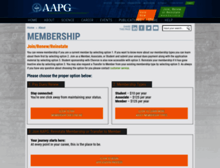 appmanager.aapg.org screenshot