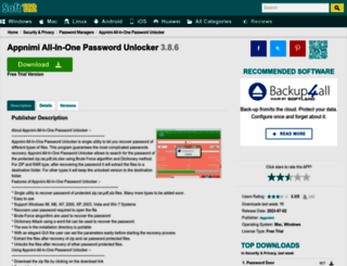 appnimi-all-in-one-password-unlocker.soft112.com screenshot