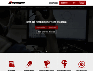 apporo-cnc.com screenshot