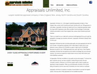 appraisals-unlimited.com screenshot