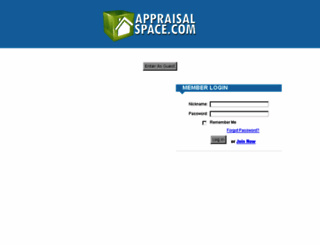 appraisalspace.com screenshot